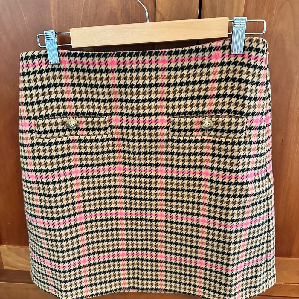 Perfect for fall, darling plaid mini-skirt!  But not too “mini”!